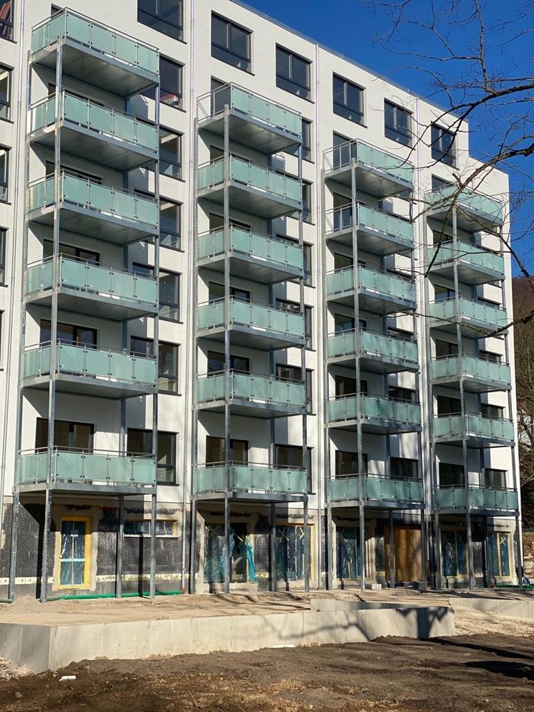 Ein Wohnblock in Bad Gandersheim